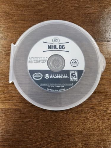 NHL 06 (Nintendo GameCube, 2005) Disc Only! Tested.