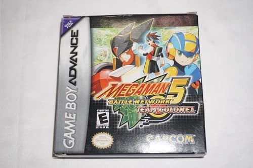 Mega Man Battle Network 5 Team Colonel (Game Boy Advance GBA) Complete CIB