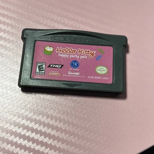 GBA Hello Kitty: Happy Party Pals Game Boy Advance Nintendo GBA Authentic Tested