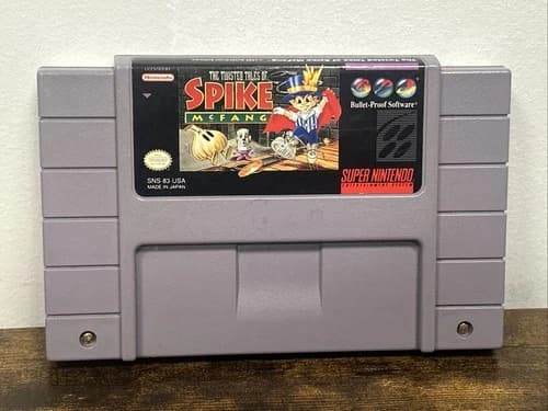 The Twisted Tales Of Spike McFang (SNES) Cart Only! Tested! Authentic! US Vers!