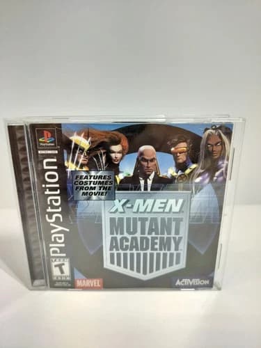 X-Men: Mutant Academy black label (Sony PlayStation 1, 2003) PS1 CIB tested