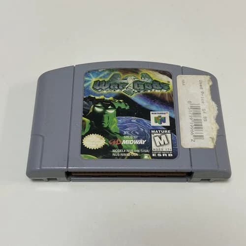 WarGods (Nintendo 64, 1997) N64 War Gods - Cartridge Only - Tested & Working