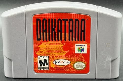 John Romero's Daikatana Nintendo 64 N64 Game Cartridge Only Authentic Kemco