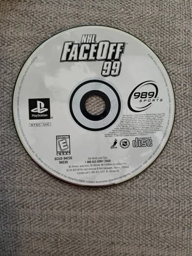 NHL FaceOff 99 (PlayStation 1 PS1) tested DISC ONLY - NO TRACKING