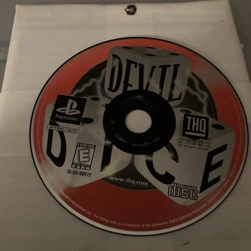 Devil Dice (Sony PlayStation 1, 1998) *Disc Only