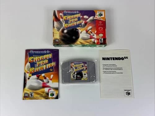 Brunswick Circuit Pro Bowling (Nintendo 64 N64) Complete - Tested - Authentic