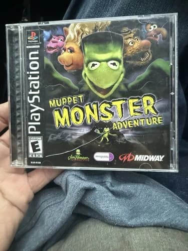 Muppet Monster Adventure (Sony PlayStation 1, 2000) CIB Tested & Working