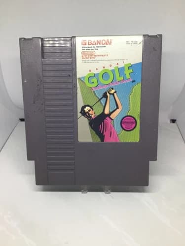 Bandai Golf Challenge Pebble Beach Nintendo NES Video Game Free Shipping