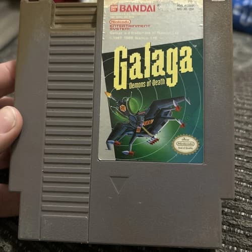 Galaga (Nintendo Entertainment System, 1988) NES Video Game Cartridge