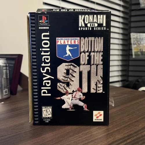 Bottom of the 9th (Sony PlayStation 1 PS1) Long Box CIB W/ Registration Card