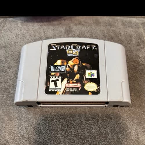 Blizzard StarCraft 64 for Nintendo 64 N64, T-Teen, NTSC-U/C US/Canada
