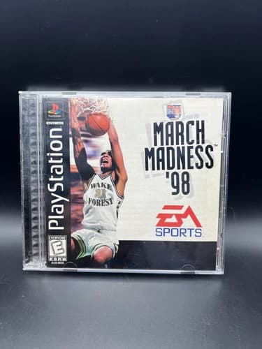 NCAA March Madness '98 (Sony PlayStation 1, 1998) PS1 Complete CIB