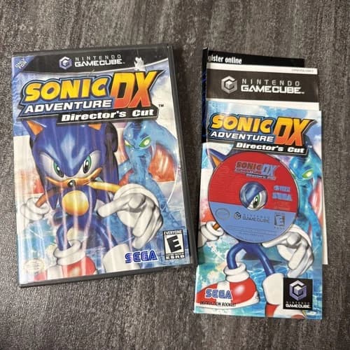 Sonic Adventure DX: Director's Cut (Nintendo GameCube, 2003) CIB Tested Working