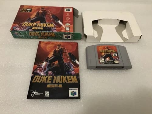 Duke Nukem 64 (Nintendo 64, 1997) Complete with Manual