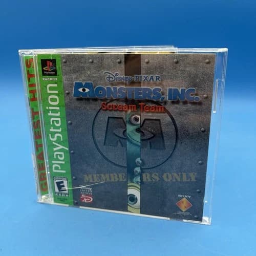 PlayStation 1 PS1 Monster's Inc. Scream Team Greatest Hits - CIB *Tested & Works