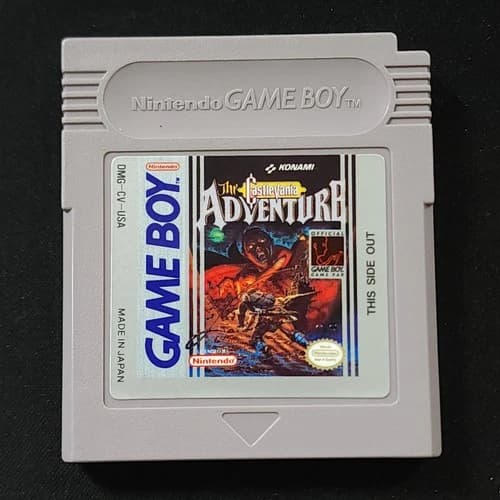 The Castlevania Adventure Game Boy Game Only NTSC-U/C Tested