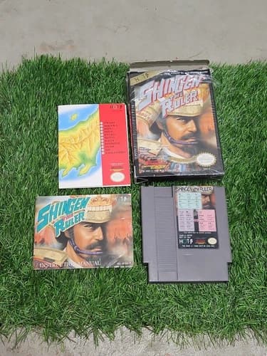 Shingen the Ruler (Nintendo Entertainment System, 1990) Complete in Box CIB