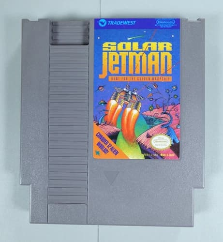 Solar Jetman Hunt for the Golden Warpship Nintendo NES Authentic Tested Works