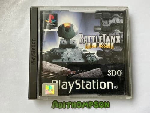 Battletanx global assault game ps1 sony PlayStation