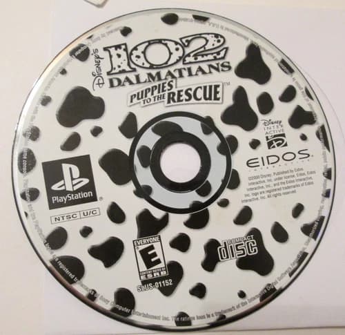 102 Dalmatians: Puppies to the Rescue (PlayStation) PS1 DISC ONLY Tested