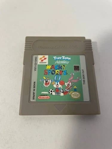 Tiny Toon Adventures: Wacky Sports (Nintendo GameBoy, 1991) Cleaned Tested