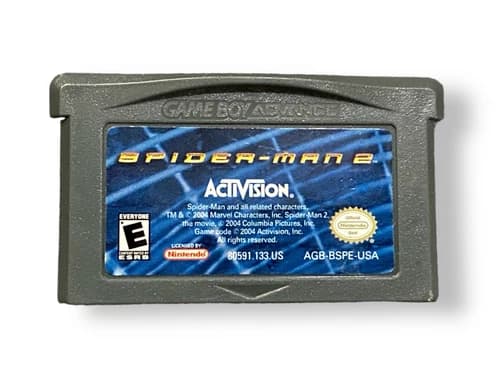 Spider-Man 2 Authentic, Nintendo Game Boy Advance Gameboy