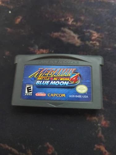 Megaman Battle Network 4 Blue Moon (Game Boy Advance GBA) Authentic