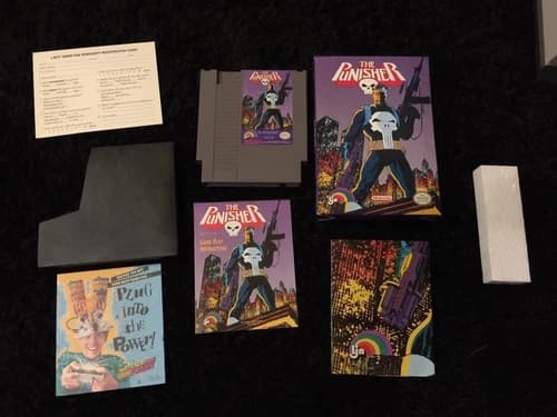 The Punisher video game - Nintendo Entertainment System NES - Complete in Box