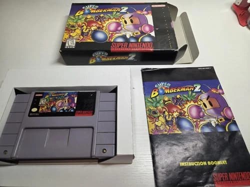 Super Bomberman 2 (SNES) Complete in Box (CIB)
