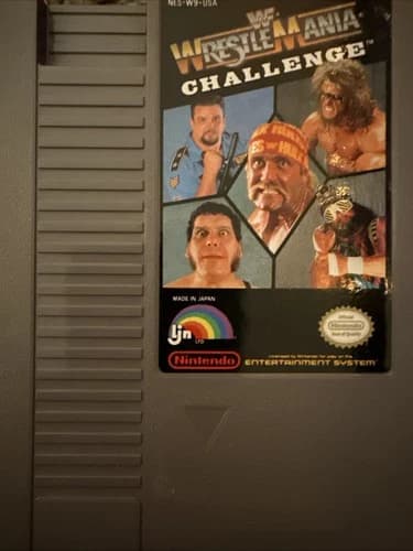 Wrestlemania Challenge Nintendo NES Authentic Cartridge Tested WWE WWF