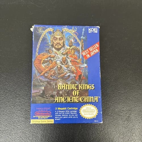 Bandit Kings of Ancient China (Nintendo Entertainment System, 1991) CIB BN2
