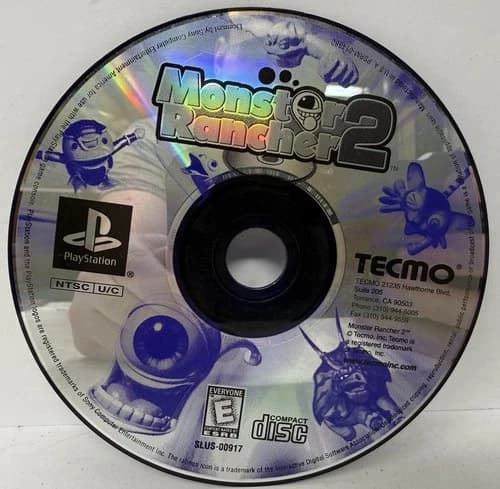 Monster Rancher 2 (Sony PlayStation 1, 1999) Tested