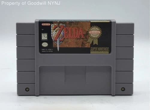 The Legend of Zelda A Link to the Past Super Nintendo SNES Player's Choice Cart