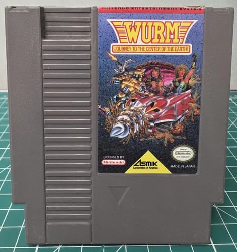 Wurm: Journey to the Center.. (Nintendo NES, 1991) Tested/Working - Cart Only!