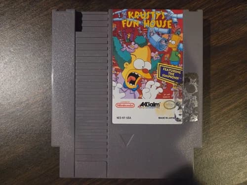 Krusty's Fun House (Nintendo Entertainment System, 1992) NES