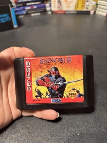 Shinobi III: Return of the Ninja Master Sega Genesis Loose Tested And Working