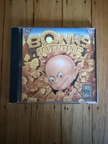 Bonks Adventure TurboGrafx 16 CIB Case Manual Tested Working