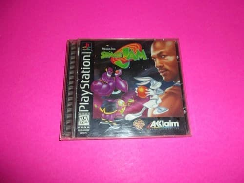 Space Jam (Sony PlayStation 1 PS1, 1997) COMPLETE CIB Tested W/ Reg. Card!