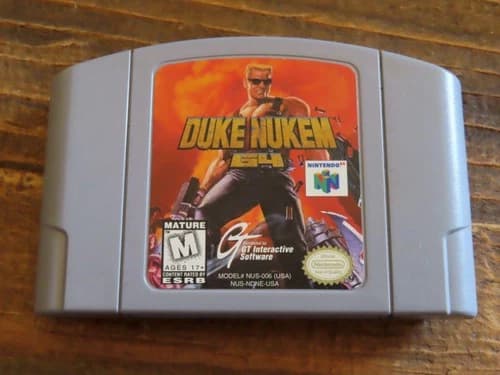 Duke Nukem 64 (Nintendo 64 N64, 1997) Authentic Cartridge Only Tested