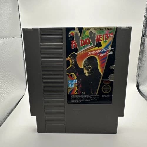 Friday the 13th Nintendo NES Power Play Series Action Cartridge NTSC-U/C