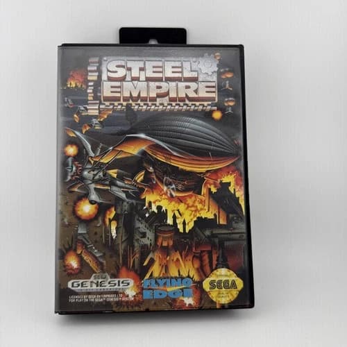Steel Empire Flying Edge Sega Genesis EXMT condition COMPLETE n box authentic!