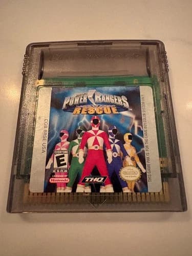 Power Rangers Lightspeed Rescue Gameboy Color TESTED