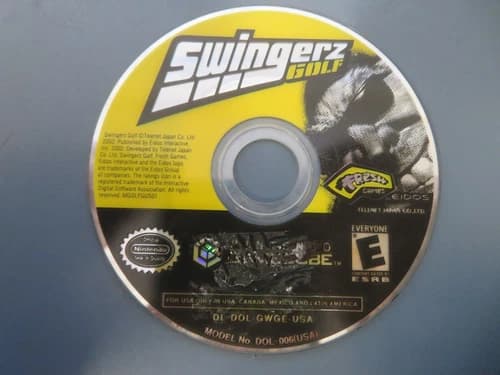 Swingerz Golf (Nintendo GameCube, 2002) Disc Only