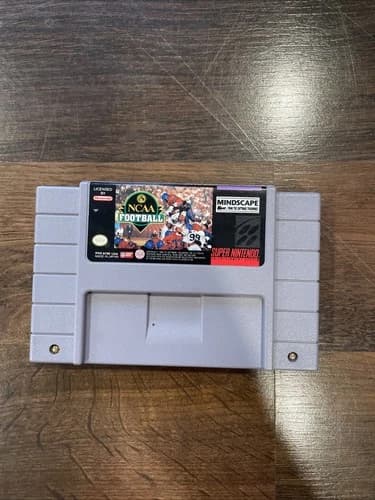 NCAA Football (Super Nintendo SNES) Game Cartridge Excellent!
