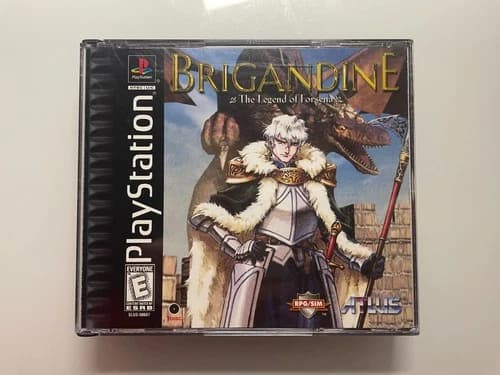 Brigandine: The Legend of Forsena (Sony PlayStation 1 PS1, 1999), CIB w Reg Card