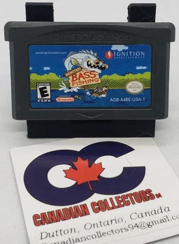Monster Bass Fishing ( Nintendo Game Boy Advance, 2004 ) GBA