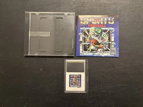 Tv Sports Football (Turbo Grafx 16 tg16) Complete in Case Turbografx Authentic