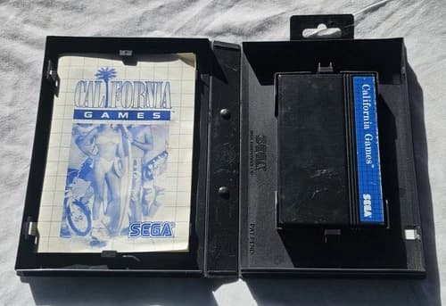 California Games (Sega Master System, 1989) Complete BLUE LABEL!
