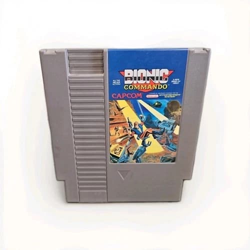 Bionic Commando - Nintendo NES, 1988 Authentic Game Cartridge - Tested