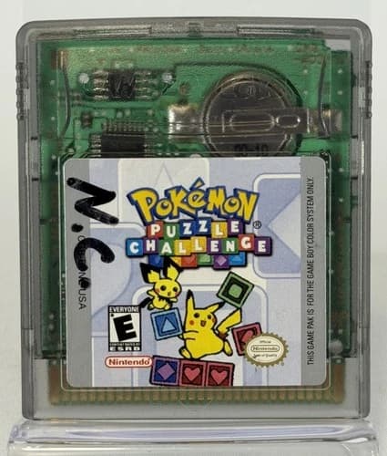 POKEMON PUZZLE CHALLENGE NINTENDO GAME BOY COLOR GBC - CART ONLY *TESTED WORKING
